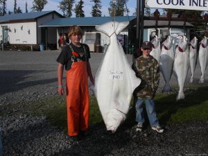 Halibut fishing in Cook Inlet Alaska