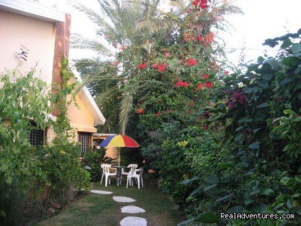 Garden entrance to suite | Herzlia Pituach suite 100 meters from beach | Herzlia Pituach, Israel | Vacation Rentals | Image #1/6 | 