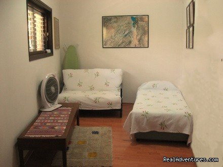 Sitting room | Herzlia Pituach suite 100 meters from beach | Image #4/6 | 