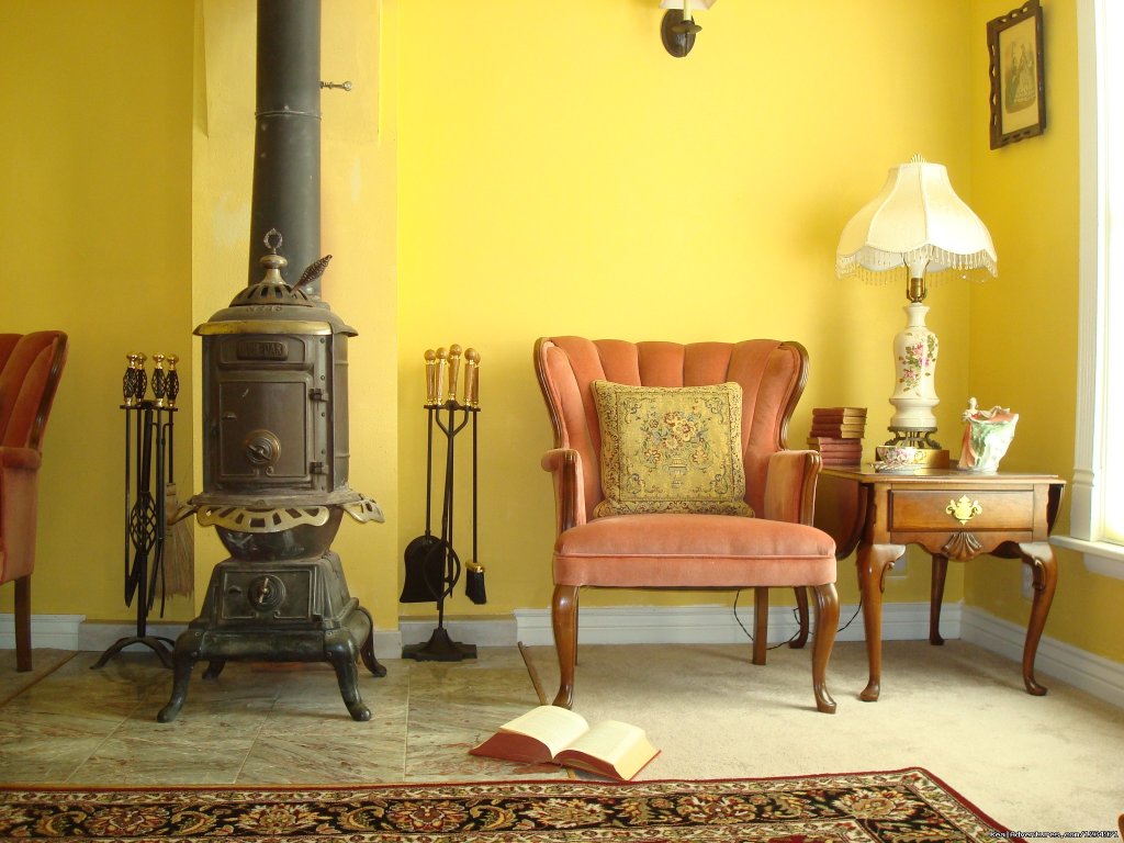 Cozy Living Room. Detail. | Victorian Retreat In Historic Town:  Mtn View | Image #4/25 | 