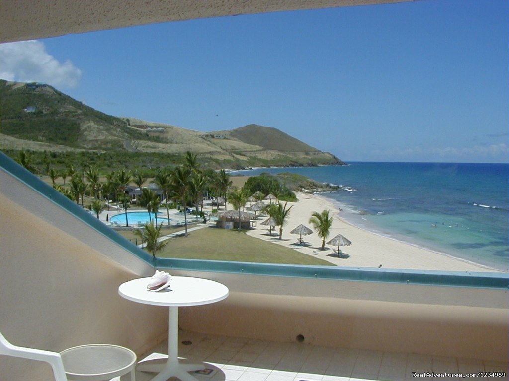 Balcony View (second level) | Ocean's Edge - Great Oceanfront Views, 2 Levels | Christiansted, US Virgin Islands | Vacation Rentals | Image #1/26 | 