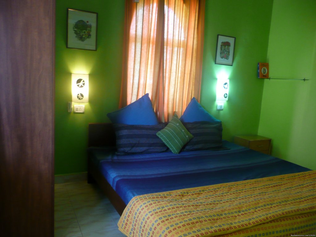 Beautifully done up bedroom | Fun Holidays Goa- AC 1 BHKs in a Resort, Calangute | Image #5/6 | 
