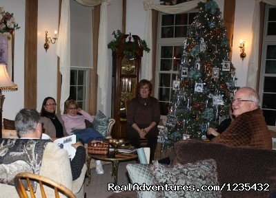 The Barn Inn Bed and Breakfast, Guests Conversing | Romantic Barn Inn Bed and Breakfast | Image #2/20 | 