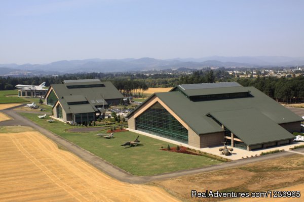 Aerial view of campus | Evergreen Aviation & Space Museum | Image #2/5 | 
