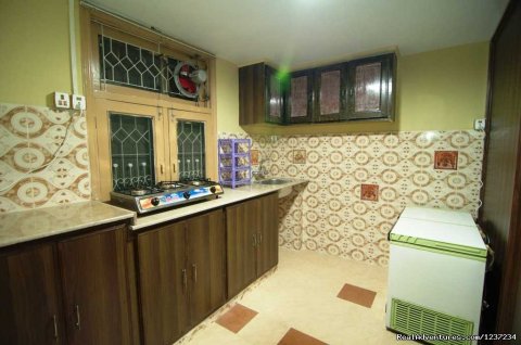 Shared Kitchen at Rooms alike Hotel Guest House in Islamabad