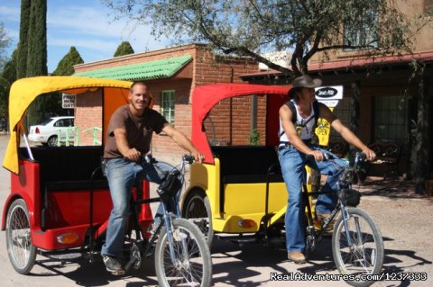 Tubac's  Pedicab Tour Guides