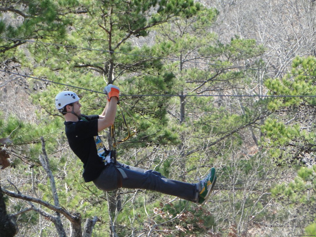 Zip lining in East Texas | Thrilling Action Packed ZipLine Adventure Tour | Image #2/4 | 