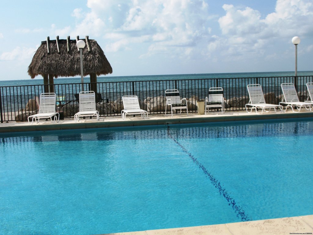 Pool overlooking Atlantic Ocean | Royal Plum Club | Marathon, Florida  | Vacation Rentals | Image #1/9 | 