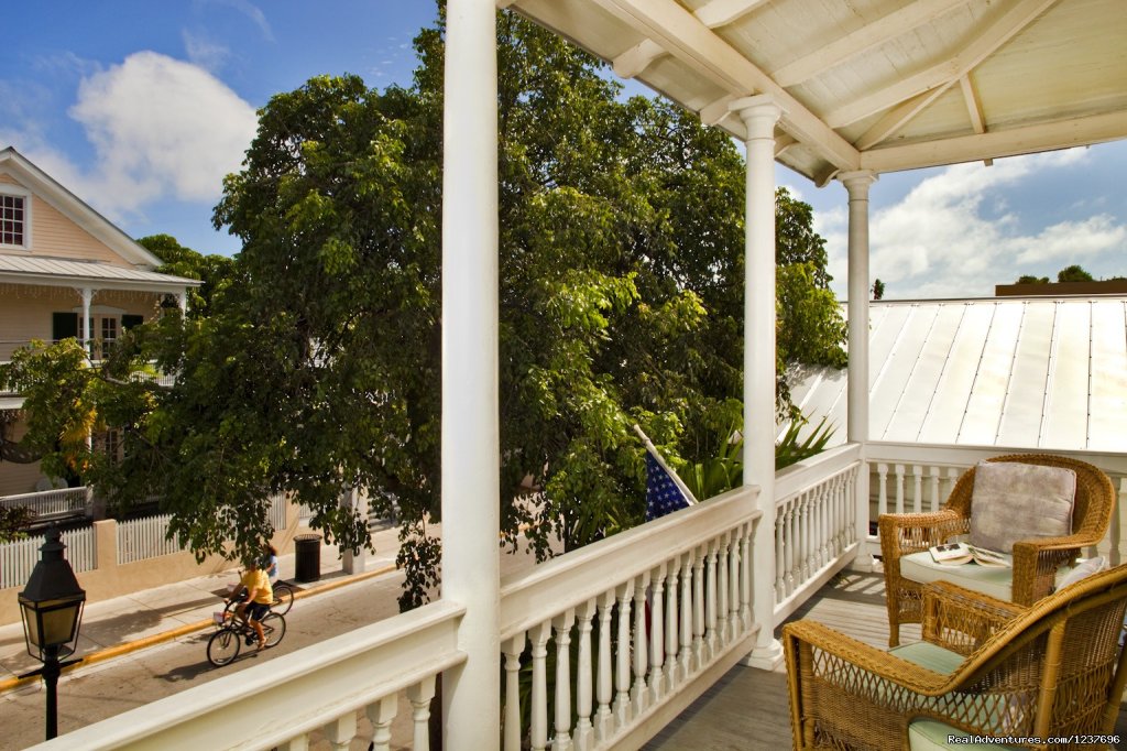 Tropical Inn, Duval Street veranda | Most Romantic Inn in Key West | Image #3/23 | 