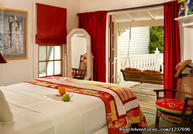 Most Romantic Inn in Key West Tropical Inn, Banyan Tree Suite