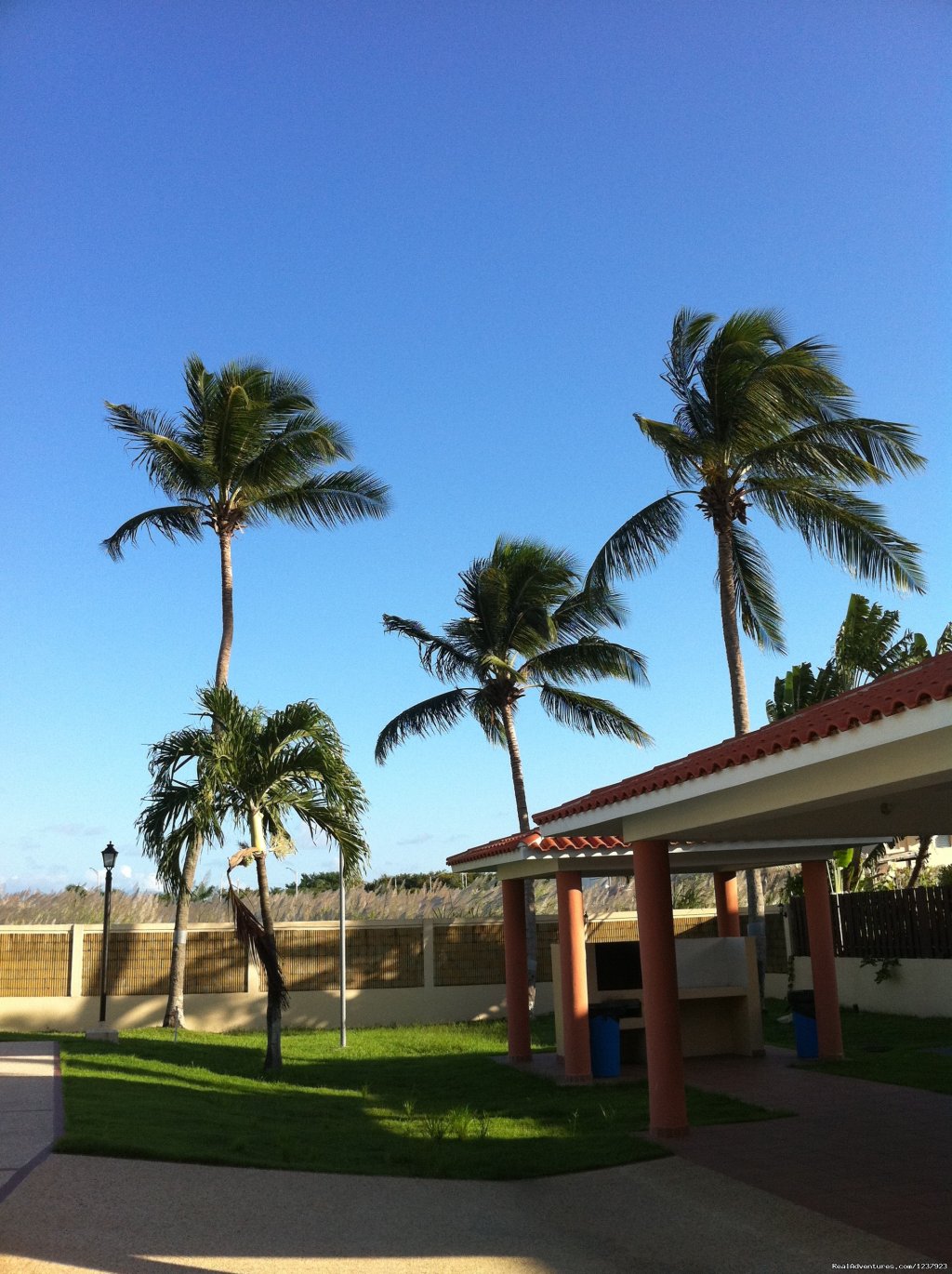 BBQ Area next to Pool | Beautiful Apt in Isla Verde-Free bus to beach | Image #11/22 | 