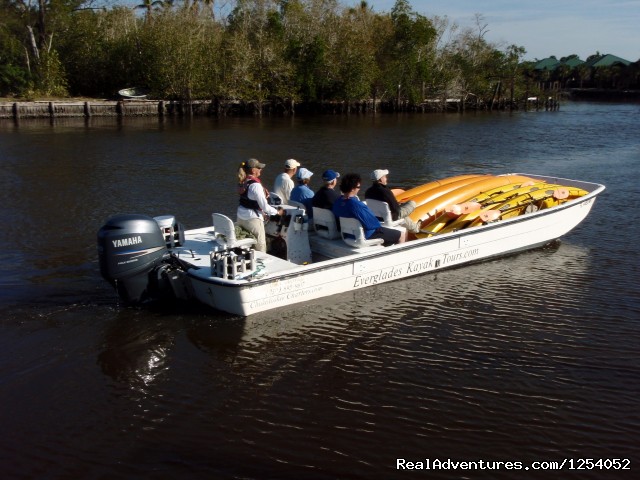 Everglades Nat'l Park - Boat Assisted Kayak Tour Boat Assisted Kayak Eco Tour