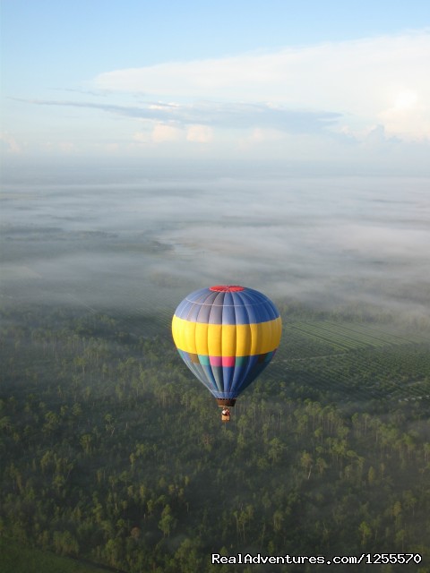 Romantic, Sunrise, Champagne Hot Air Balloon Rides Floating High Above St Augustine, FL