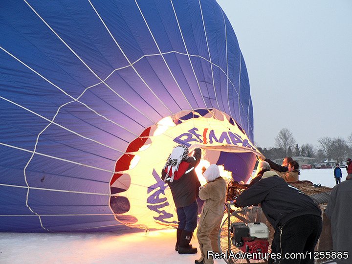 Hudson Hot Air Affair - Balloon Inflates | Hudson Hot Air Affair | Hudson, Wisconsin  | Hot Air Ballooning | Image #1/11 | 