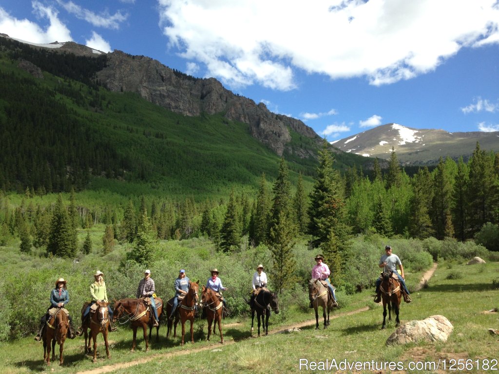 Beautiful Tumbling River Ranch horseback riding | Tumbling River Ranch | Grant, Colorado  | Horseback Riding & Dude Ranches | Image #1/7 | 