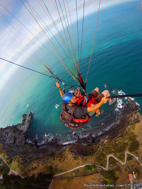 Tandem paragliding - the cliffs christchurch | Parapro Paragliding And Paramotoring Professionals | Image #2/3 | 