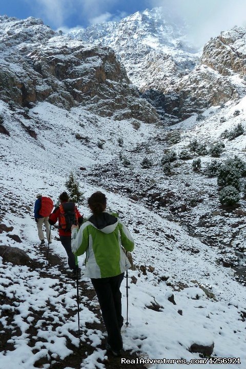 trek & walk in snow at the high atlas mountains  | Special trips,guided walking holidays tours | Marrakech, Morocco | Hiking & Trekking | Image #1/1 | 