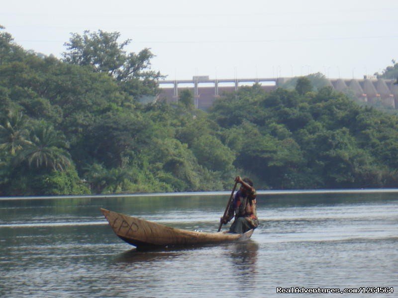 Canoing along the Volta river. | Black Star Lions' Guest Cottages | Image #23/24 | 