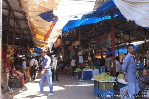 Local market inner view