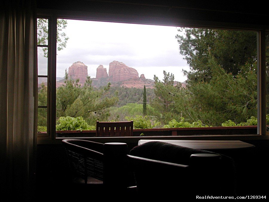 Great Views through the Picture Windows | Cathedral Rock Lodge & Retreat Center | Image #7/16 | 