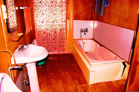 Bathroom in houseboat