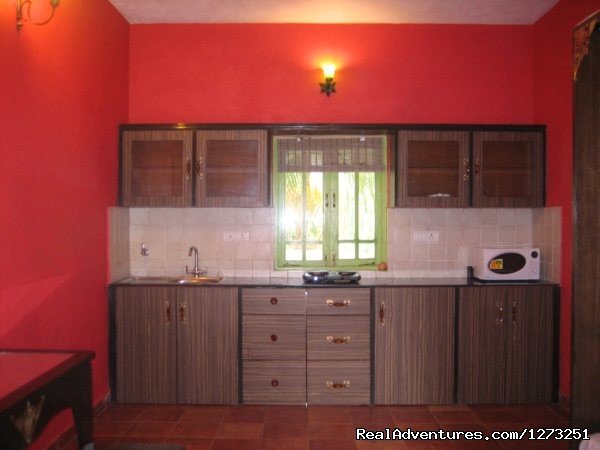 Open Kitchen | fully furnished apartment in North Goa, Calangute | Image #2/3 | 