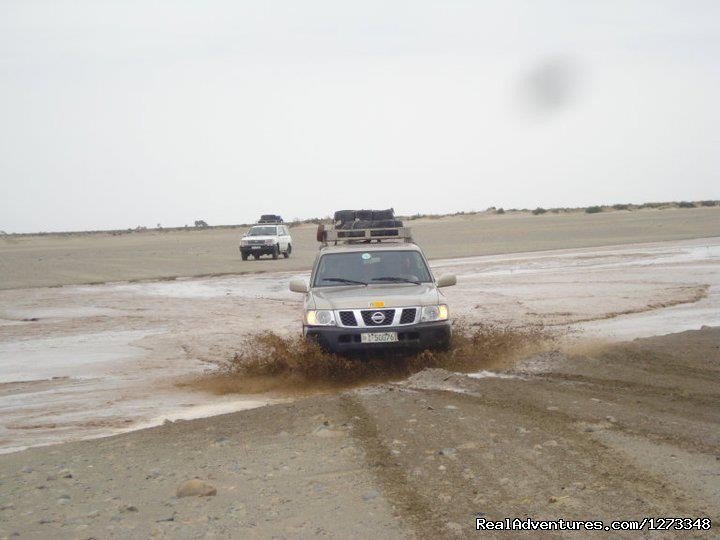 A car at Afar Crossing the river | Ethiopia Tour and Travel Agent | Image #16/21 | 