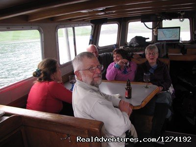 Boat ride to Umnak Island