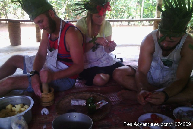 Cooking class in the spice farm village Zanzibar Photo