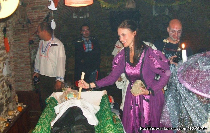Posing after Ritual Killing of a Livind Dead | Awarded Halloween in Transylvania - Short Break | Image #3/10 | 