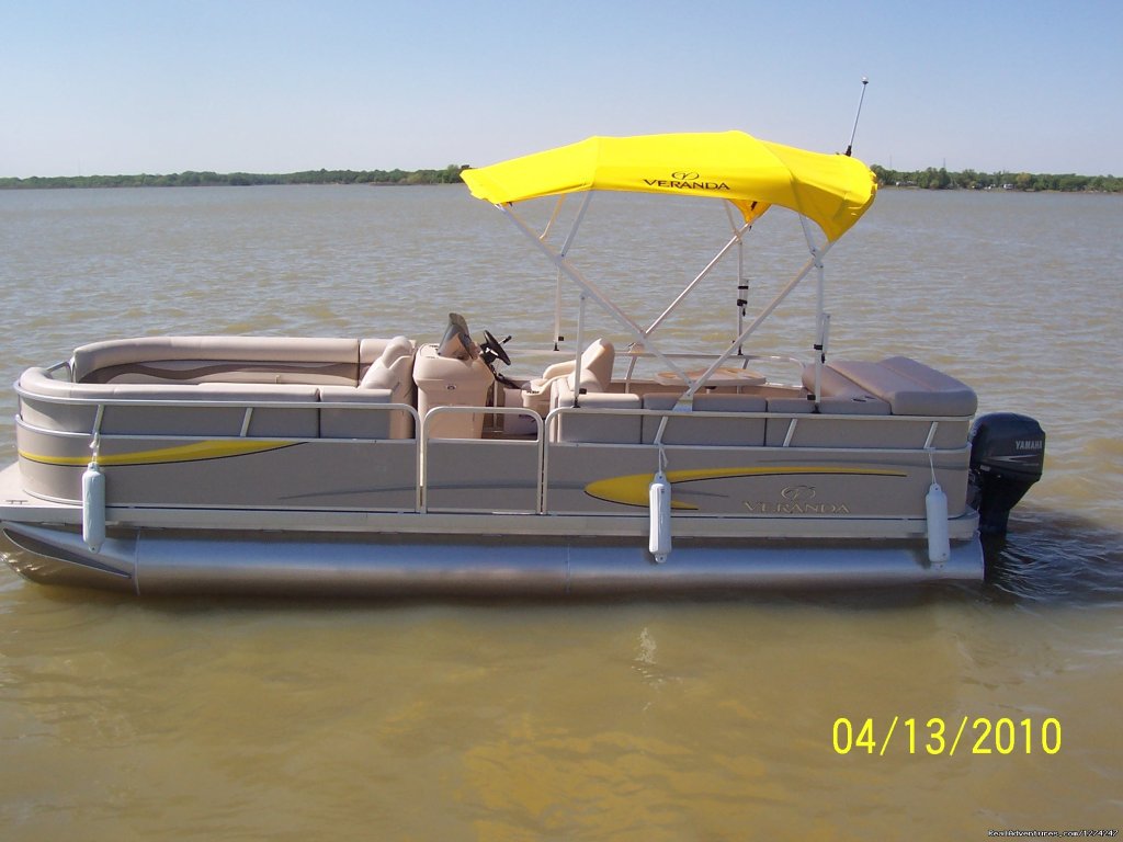 Pontoon Boats for Rent | Boat and Jet Ski Rental at Lake Lewisville, TX | Lake Dallas, Texas  | Water Skiing & Jet Skiing | Image #1/1 | 