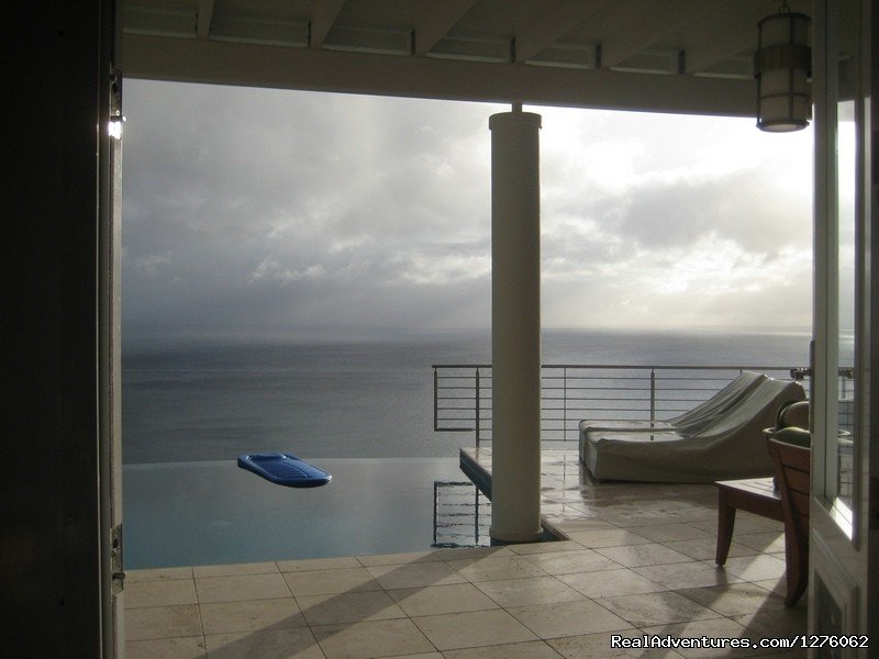 Infinity Pool  And Great Deck | Vacation Rental is Virgin Islands | Image #7/10 | 