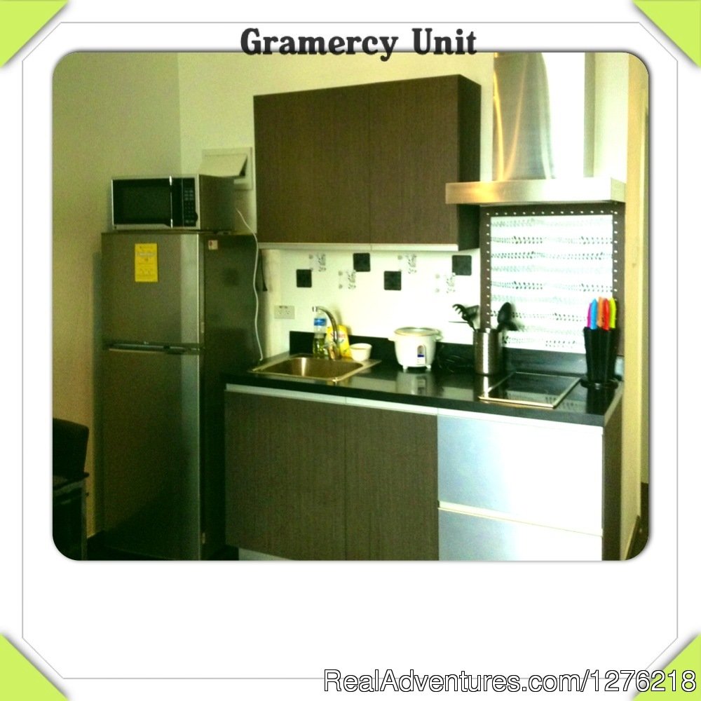 Kitchen | Condo For Rent, Gramercy in Century City, Makati | Image #3/21 | 