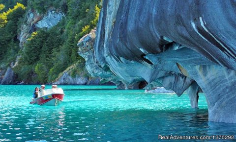Marble Caves on Chile's largest lake