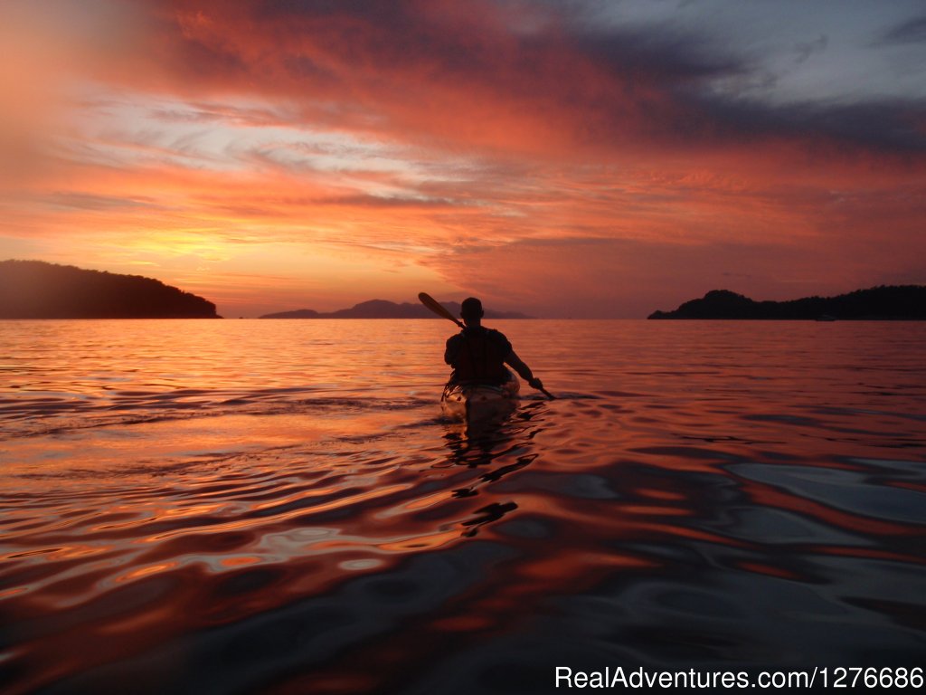 Adriatic sunset kayaking | Croatia Sea Kayaking | Image #4/26 | 