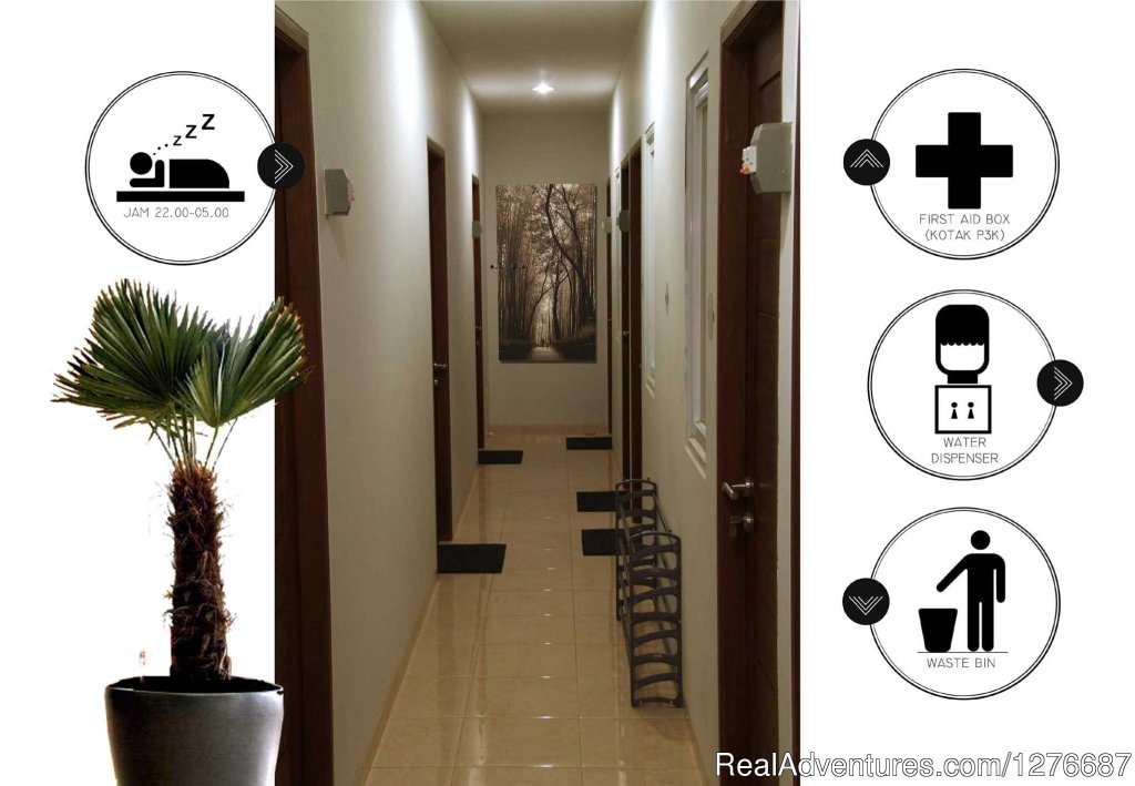 Corridor To The Rental Room | Room for Rent In Central Jakarta | Image #16/17 | 