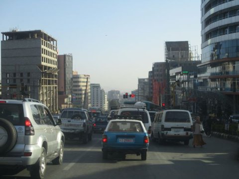Churchill Street In Addis Ababa