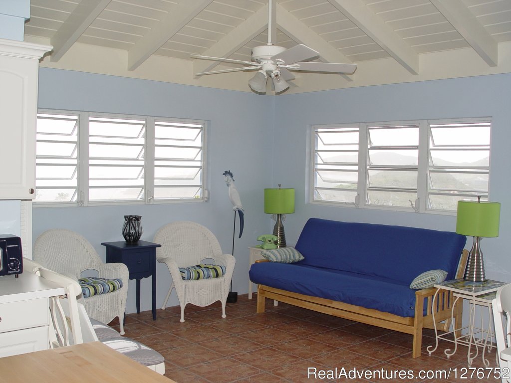 Sitting area in Slow Mocean | Private house on the Smallest of the USVI | Image #2/3 | 