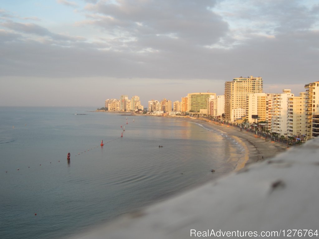 From the Balcony | Ocean / Beach Frent on Salinas Malecon | Image #3/3 | 