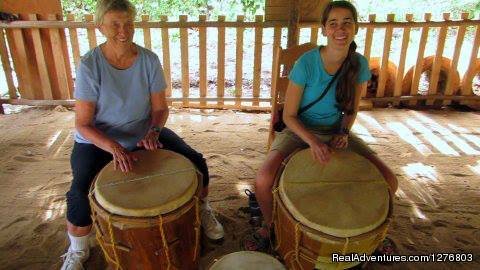 All smiles at the end of their lesson | Authentic Garifuna Culture at Warasa Drum School | Image #3/6 | 