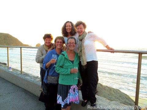 College friends on their reunion walk to San Francisco