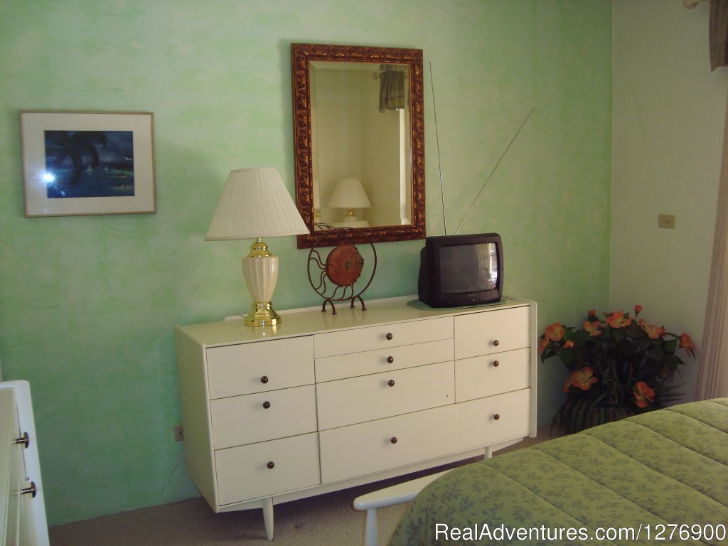 Bedroom has plenty of storage and a walk in closet | Beautiful Apartment near Golf and Beaches-sleeps 4 | Image #5/9 | 