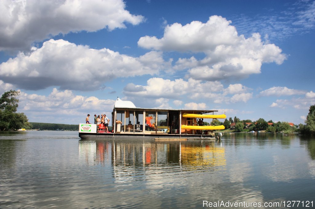 Boat - Catamaran 'Floating Island' | Paddling in Novi Sad, Serbia | Novi Sad, Serbia | Kayaking & Canoeing | Image #1/6 | 