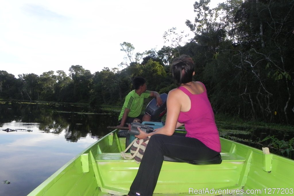 Afternoon boat lagooon visit | Conservation in Action at Tapiche Jungle Reserve | Image #6/7 | 