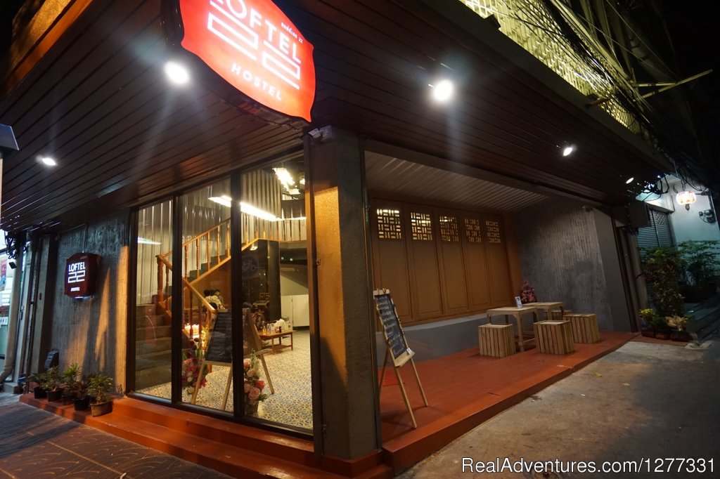 Entrance | Loftel 22-Boutique hostel in China town-Hualampong | Bangkok, Thailand | Youth Hostels | Image #1/19 | 