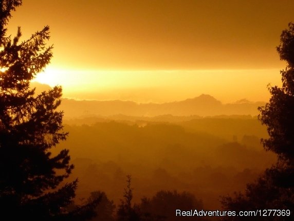 Sunset from the house | Yoga, Gourmet Raw food/chocolate South of France | Image #2/17 | 