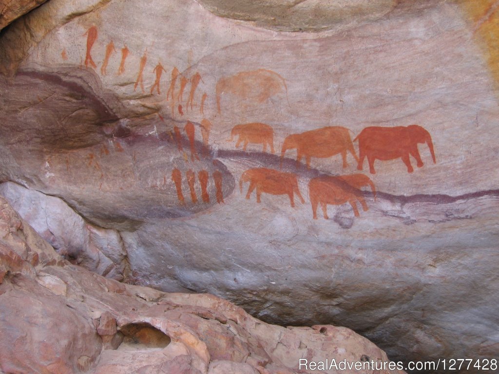 San (Bushman) paintings near Stadsaal Caves | Spectacular Cederberg & Ancient San Rock Art Sites | Image #10/12 | 