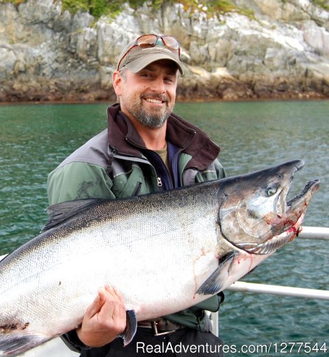 Captain Denny Corbin & 70 King salmon