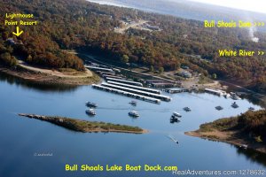 Bull Shoals Lake Boat Dock | Bull Shoals, Arkansas | Fishing Trips
