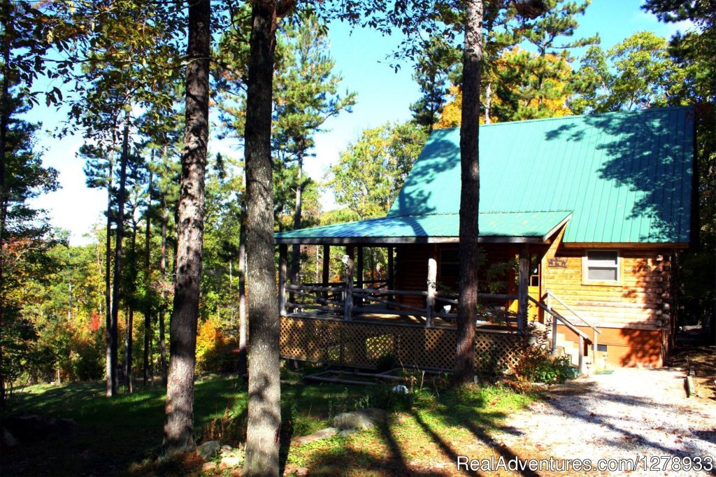 Deer Cabin | Deer Lodge  Secluded Log Cabin Rentals | Jasper, Arkansas  | Vacation Rentals | Image #1/3 | 